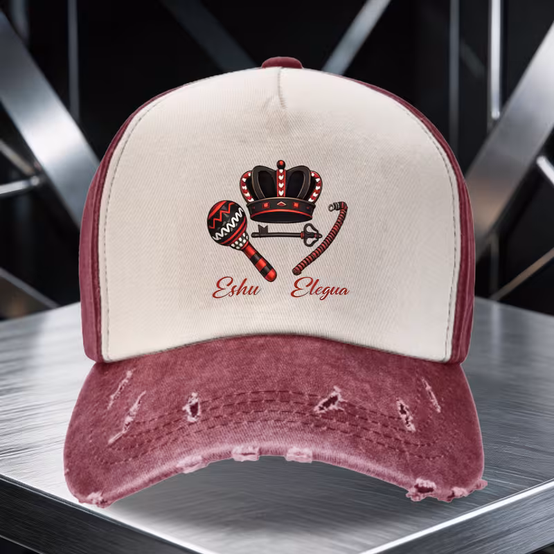 06db98c5-1eb9-4318-a8e9-987b6f73bd15_1000x1000 Gorra Ajustable Eshu Eleguá – Estilo Urbano Deportivo - Imagen 1
