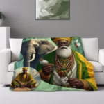 Manta Orunmila Ultra Suave – Flannel Blanket Multicolor para Cama y Sofá - Imagen 5