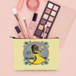 Bolso Pouch de Oshún para Mujer – Doble Cara con Zipper - Imagen 4