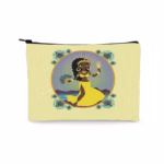 Bolso Pouch de Oshún para Mujer – Doble Cara con Zipper - Imagen 2