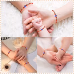 Pulsera Ajustable de Hilo Rojo con Ojo Turco – Buena Suerte Mom & Me