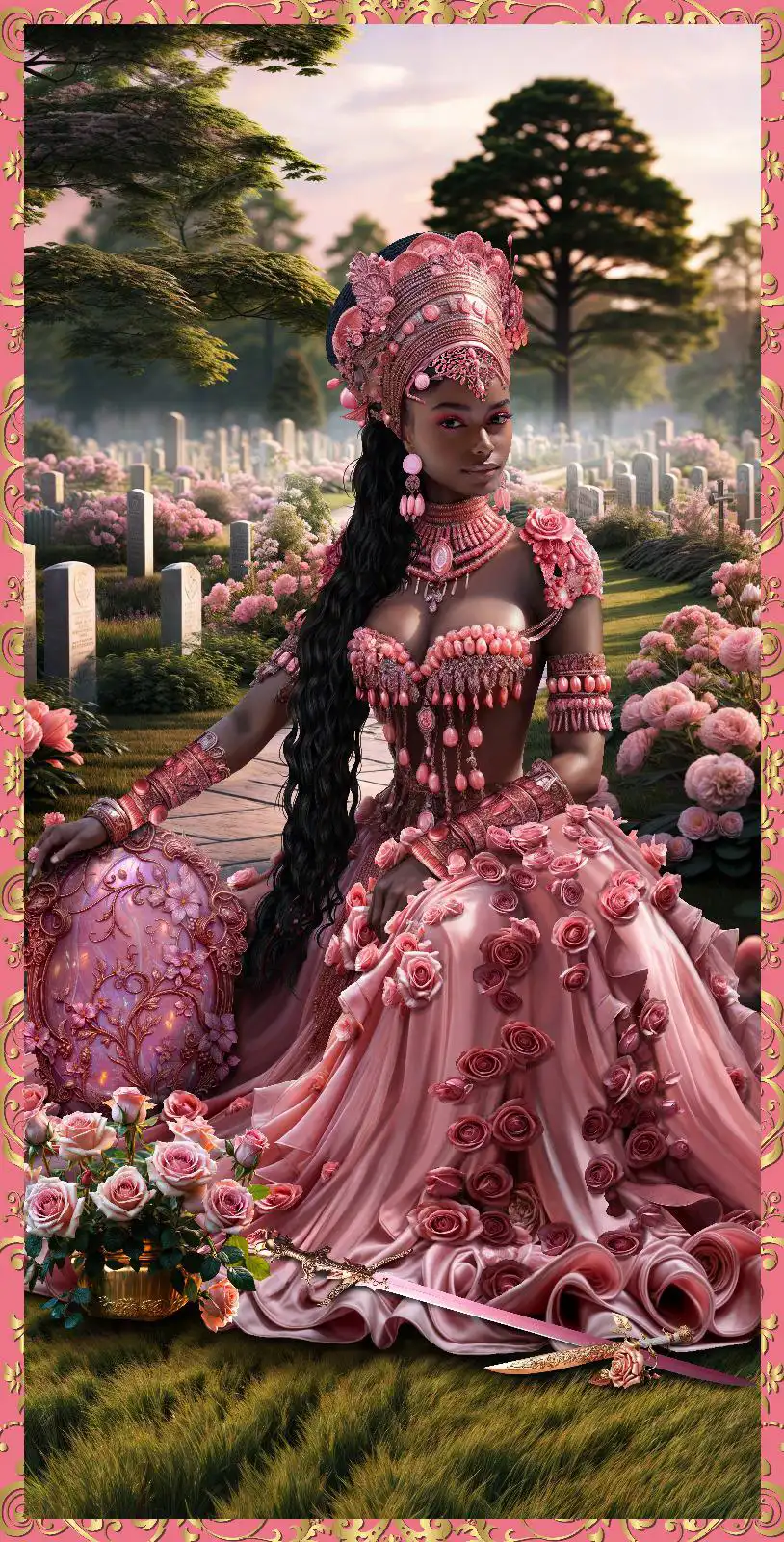 Poster espiritual de Yewá para misa espiritual, altar y bóveda