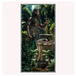 Poster de Oggún | Imagen Espiritual de Fuerza, Trabajo y Protección para Misa o Altar