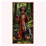 Poster de Eleguá Niño | Imagen Espiritual para Misa, Altar y Apertura de Caminos