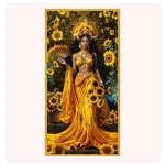 Poster de Oshún | Imagen Espiritual de Amor, Dulzura y Prosperidad para Misa o Altar