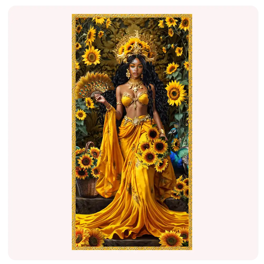 botanica_marisol_75 Poster de Oshún | Imagen Espiritual de Amor, Dulzura y Prosperidad para Misa o Altar - Imagen 1