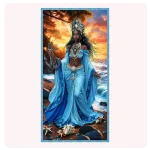 Poster de Yemayá | Imagen Espiritual de Protección, Amor Maternal y Armonía para Misa o Altar