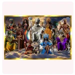 Poster de los Orishas | Imagen Espiritual Colectiva para Misa, Altar y Espacio Sagrado