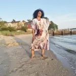 Vestido de Obatalá – Talla Única en Satín - Imagen 3