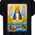 T-Shirt Virgen de la Caridad del Cobre y Oshún – Camiseta Unisex 100% Algodón
