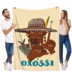 Manta Orisha Candomblé Umbanda Ultra Suave – Flannel Blanket 59.06 x 51.18 in - Imagen 5
