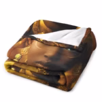 Manta Oshún Goddess 280GSM – Flannel Suave y Ligera para Hogar, Viajes y Regalo - Imagen 6