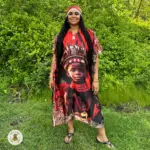 Vestido de Eleguá / Elewá – Talla Única en Satín - Imagen 5