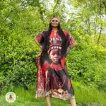 Vestido de Eleguá / Elewá – Talla Única en Satín - Imagen 4