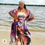Vestido de San Lázaro / Babalú Ayé – Talla Única en Satín