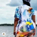Vestido de Yemayá – Talla Única en Satín - Imagen 3