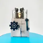 Corona de Yemayá Plateada con Detalles Azules - Imagen 3