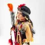 Muñeca India Apache Amarilla - Imagen 3