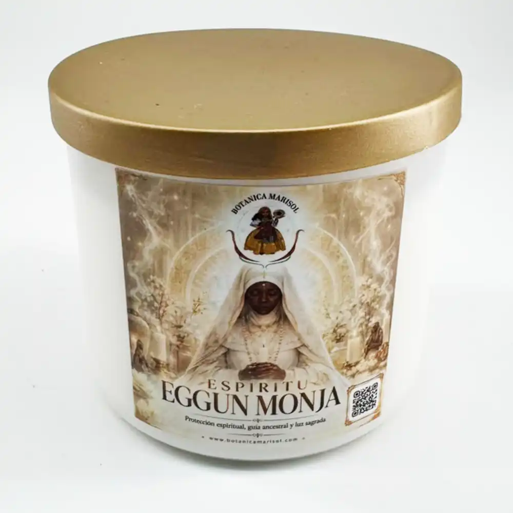 botanica_marisol_2 Vela Espíritu Eggun Monja – Protección Espiritual, Guía Ancestral y Luz Sagrada - Imagen 1
