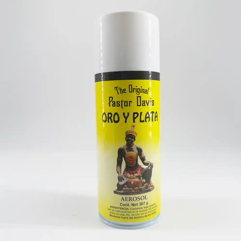 botanica_marisol_25 Spray Oro y Plata The Original Pastor Davis – Aerosol Espiritual 397 g - Imagen 1