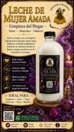 Limpia Pisos Leche de Mujer Amada – Limpieza Espiritual del Hogar para Amor, Dulzura y Armonía - Imagen 2