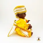 Muñeco de Oshún – Representación Espiritual de Amor, Dulzura, Belleza y Prosperidad - Imagen 4
