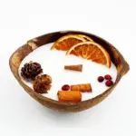 Vela de Coco Amor, Estabilidad y Unión – Vela Aromática Espiritual para Armonía, Pareja y Hogar